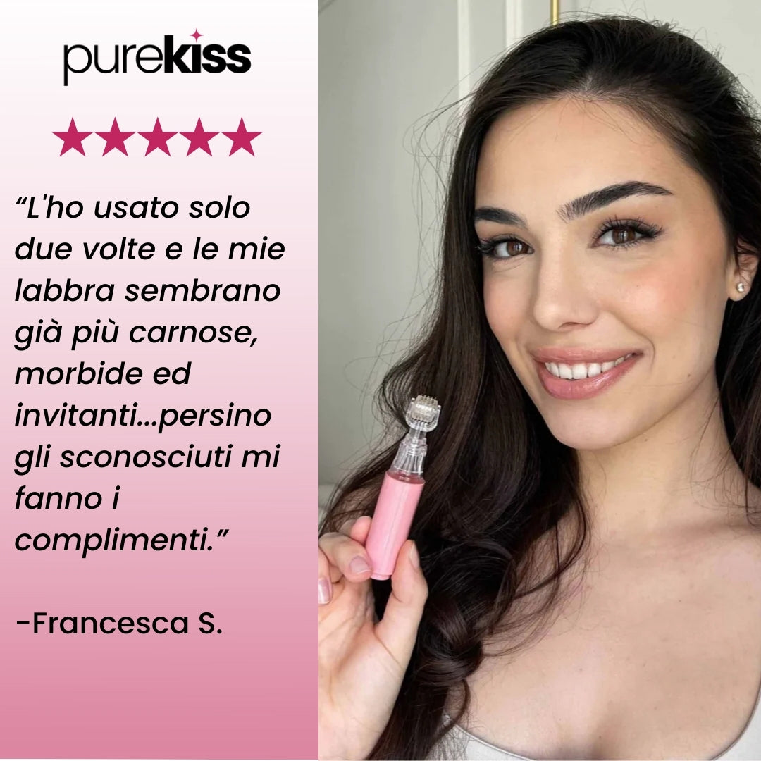 PureKiss™ Lip Roller Labbra + 2 Sieri in Omaggio