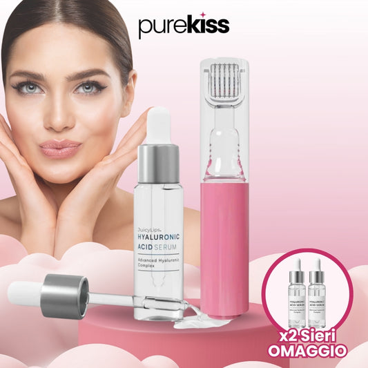 PureKiss™ Lip Roller Labbra + 2 Sieri in Omaggio
