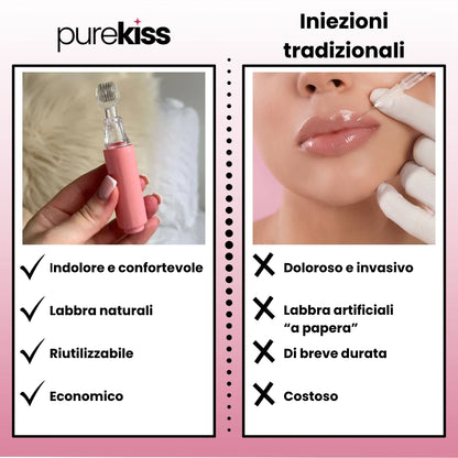 PureKiss™ Lip Roller Labbra + 2 Sieri in Omaggio